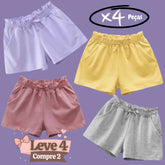 Kit Short Verão Casual de Algodão AnaLuc - LEVE 4 COMPRE 2