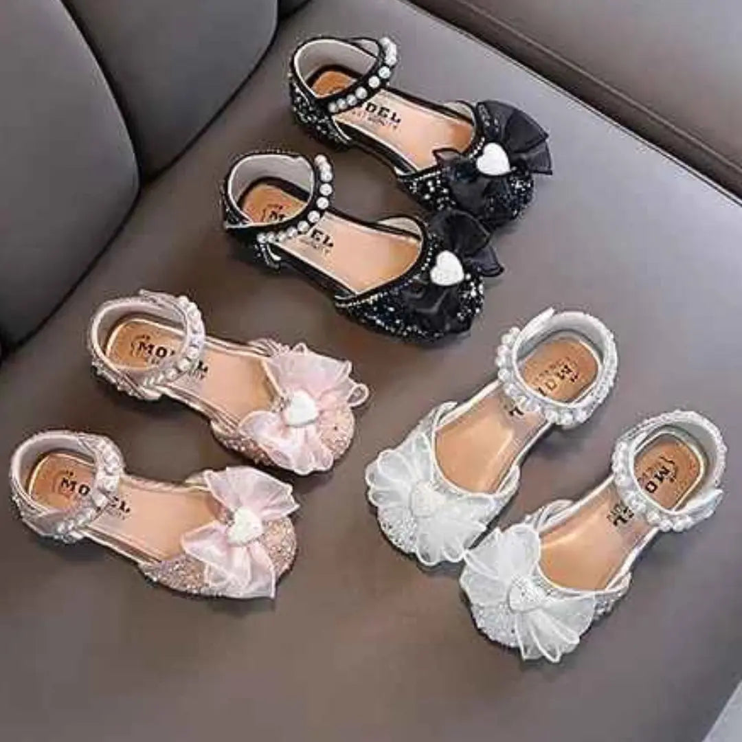 Sandália Com Strass e Laço Estilo Princesa - Charlotte