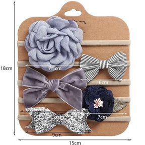 Faixas de Cabelo Adereços Acessórios 5 Peças - Manu