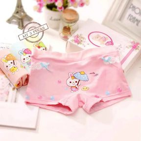 Kit Calcinhas de Algodão Com Estampas Divertidas 5 Peças - Maya