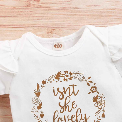 Conjunto Body com Cintura Elástica com Nó de Laço, 3 Peças - Lunelle
