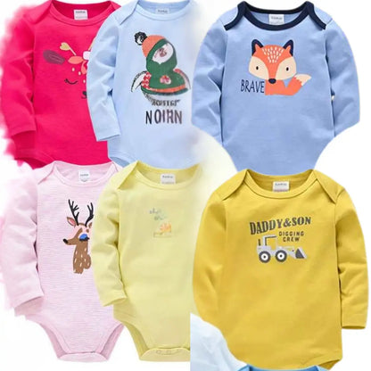 Kit Bodysuit Algodão Manga Longa Compre 6 Pague 3 - Kayky