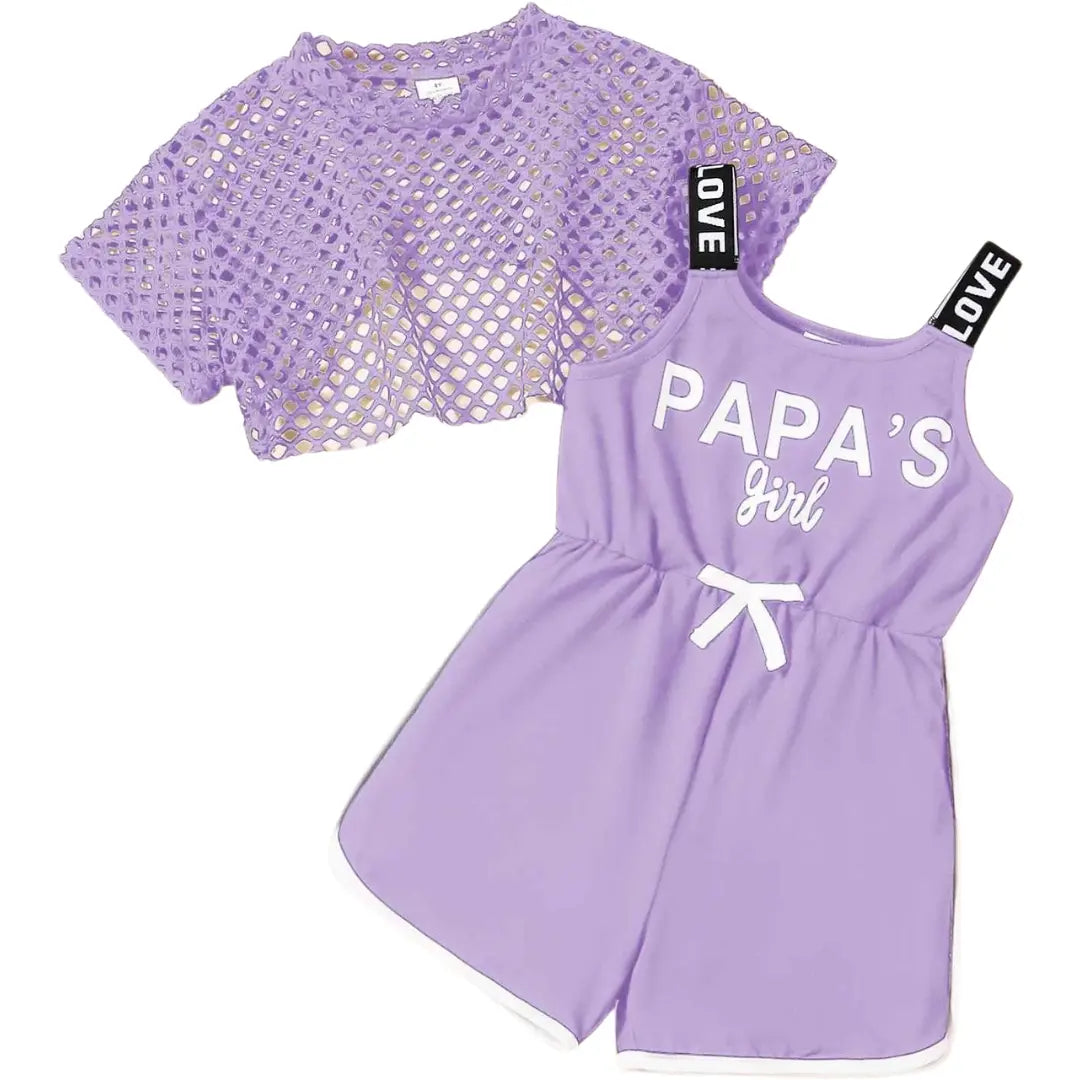 Conjunto Camiseta Malha + Top Halter com Shorts 2 Peças - Mariê