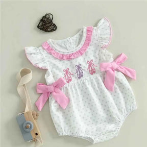 Body Menina Manga Voadora Com Babados  - Lola