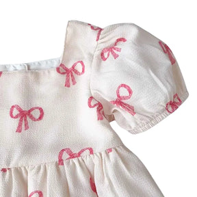 Vestido Infantil Estampa de Laços - Penelope