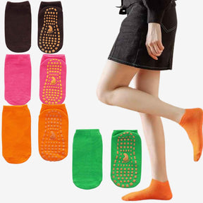 Kit Meias Antiderrapantes Algodão Elasticidade 8 Pares - Sockfoot