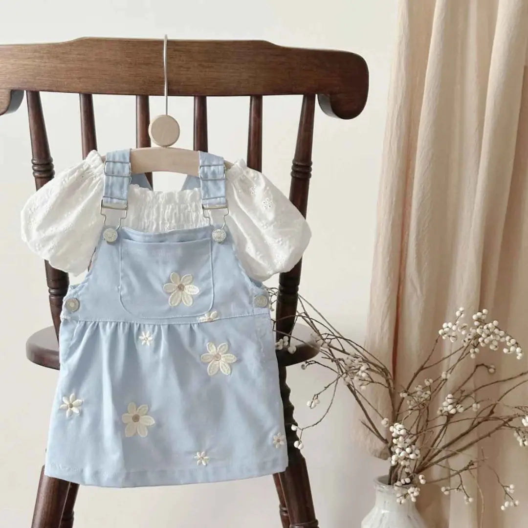 Macacão Infantil Jardineira com Alças e Bolsos - Margarith