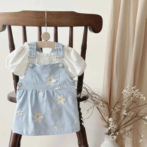 Macacão Infantil Jardineira com Alças e Bolsos - Margarith