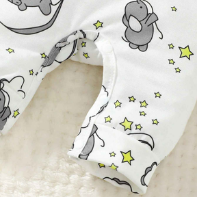 Macacão de Manga Comprida Bordado com Chapéu 2 Peças -  Saffari