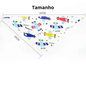 Kit Babadores para Bebê de Algodão Chicos - Leve 5 Pague 3