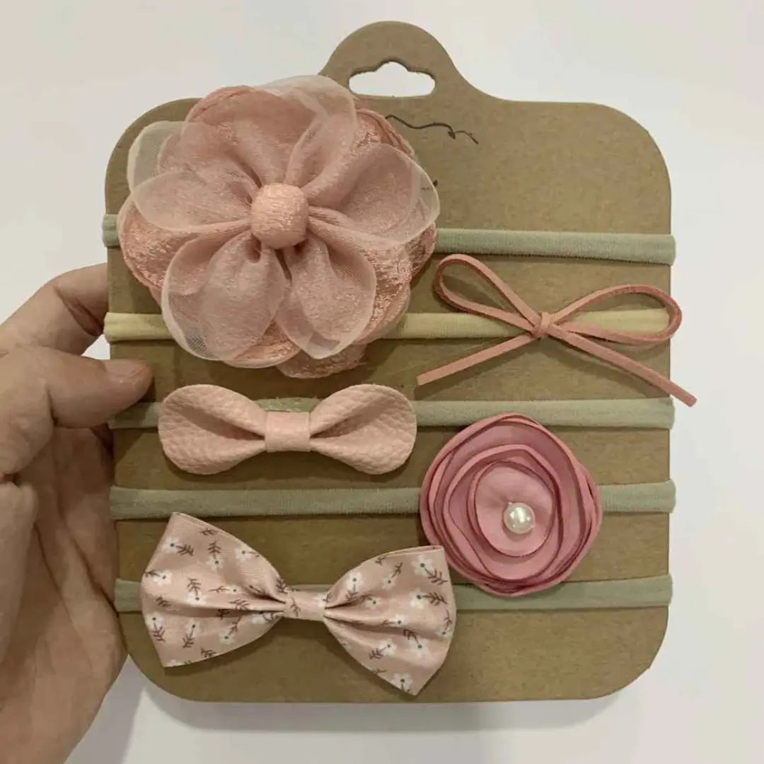 Faixas de Cabelo Adereços Acessórios 5 Peças - Manu