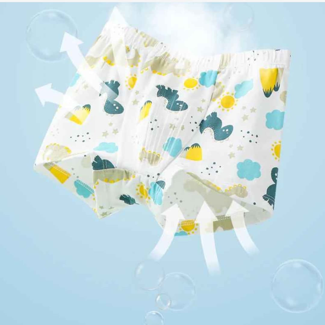 Kit Cuecas Infantil dos Desenhos Animados Bonita Confortável 4 Peças - Caio