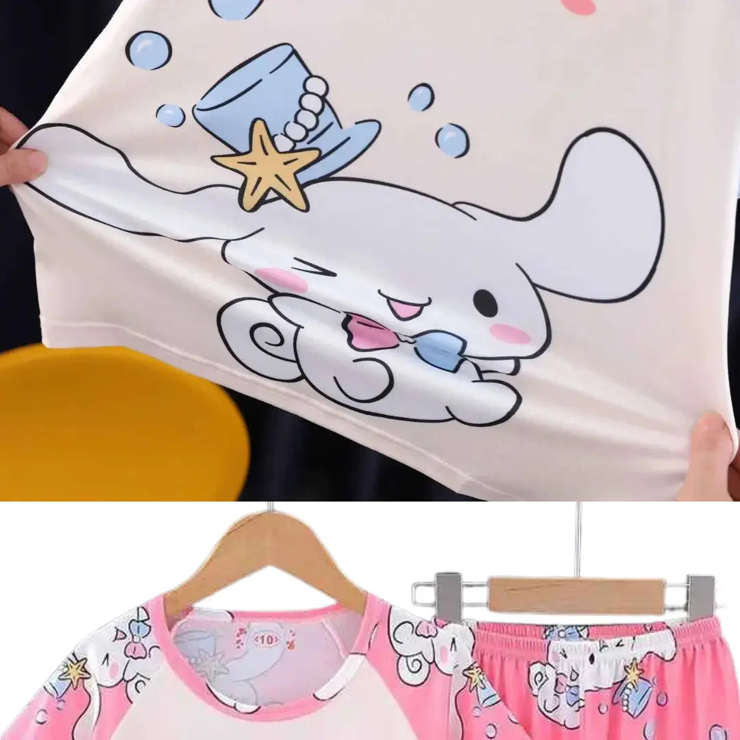 Conjunto de Roupas Casual Confortáveis dos Desenhos Animados - Lilina