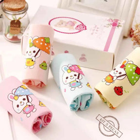 Kit Calcinhas de Algodão Com Estampas Divertidas 5 Peças - Maya