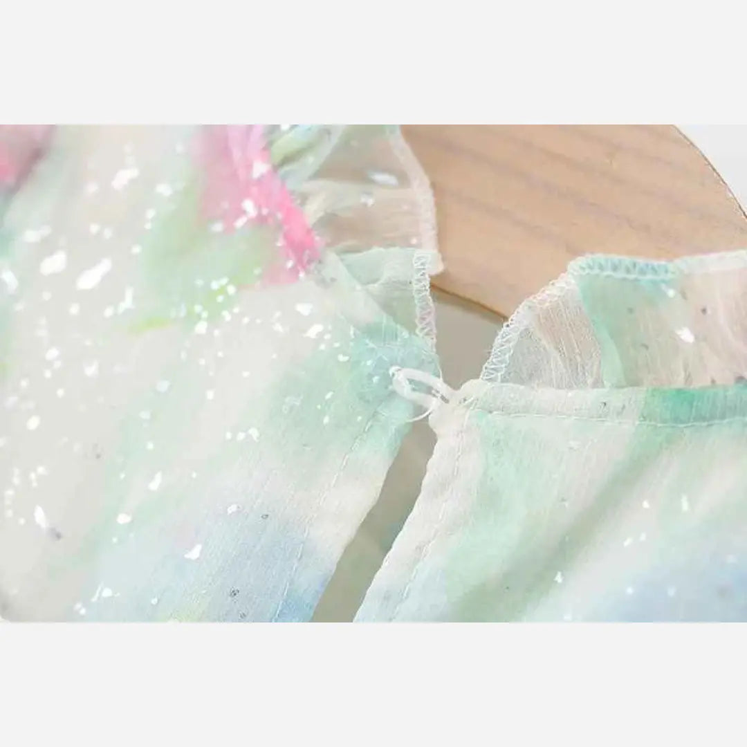 Conjuntos  Vestido Casual Sem Mangas Estampado + Chapéu - Maria Alice