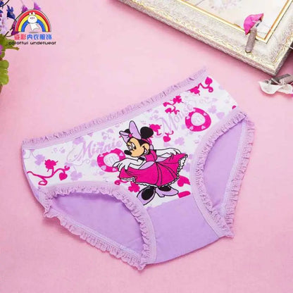 Kit Calcinhas de Algodão Confortáveis e Fofas 4 Peças - Minnie
