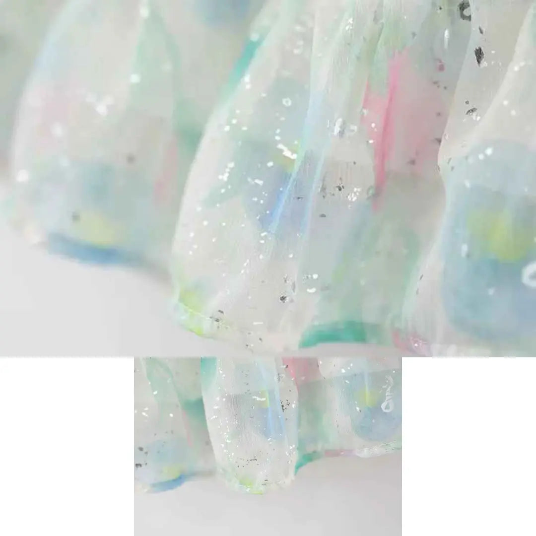 Conjuntos  Vestido Casual Sem Mangas Estampado + Chapéu - Maria Alice