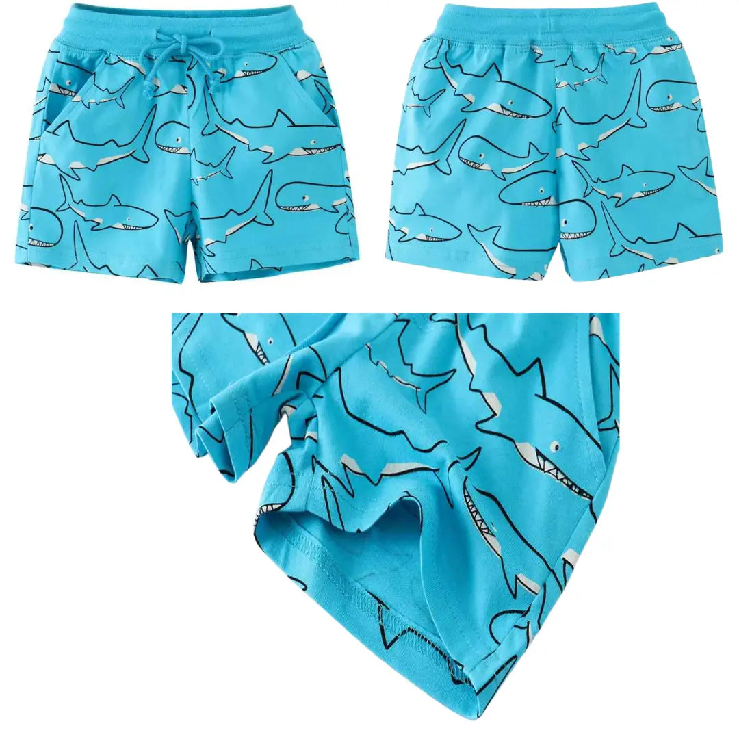 Kit Shorts Bermuda Infantil 3 Peças - Jabutis