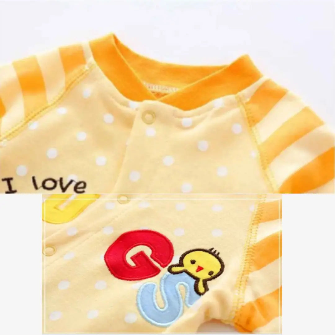 Kit Macacão de Algodão Primavera 3 Peças - Judite