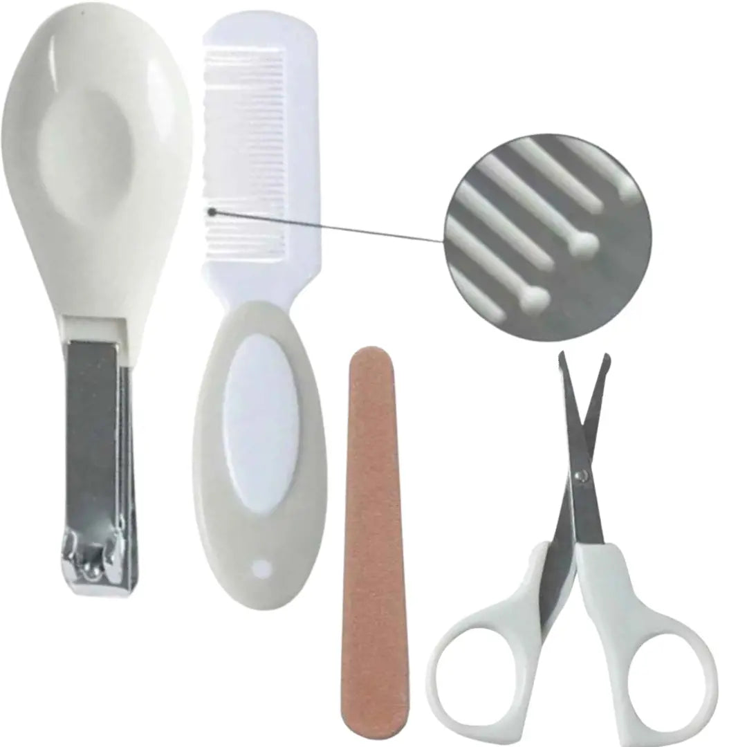 Kit de Cuidados com o Bebê utilitário e Cuidado Diário - 6 Peças - Juneca