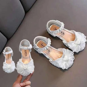 Sandália Com Strass e Laço Estilo Princesa - Charlotte