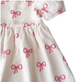 Vestido Infantil Estampa de Laços - Penelope