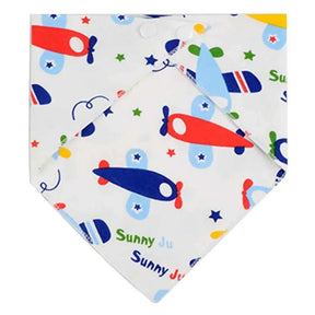 Kit Babadores para Bebê de Algodão Chicos - Leve 5 Pague 3