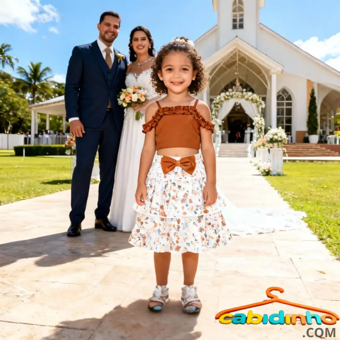 Conjunto Vestido Casual Primavera Verão 2 Peças - Bentaflor