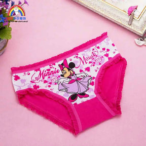 Kit Calcinhas de Algodão Confortáveis e Fofas 4 Peças - Minnie