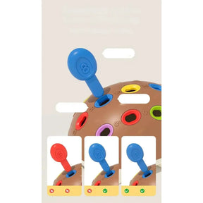 Brinquedo Ouriço montessori Educativo - Oriço