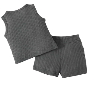 Conjunto Sem Mangas Para Meninos 2 peças Verão - Lucky