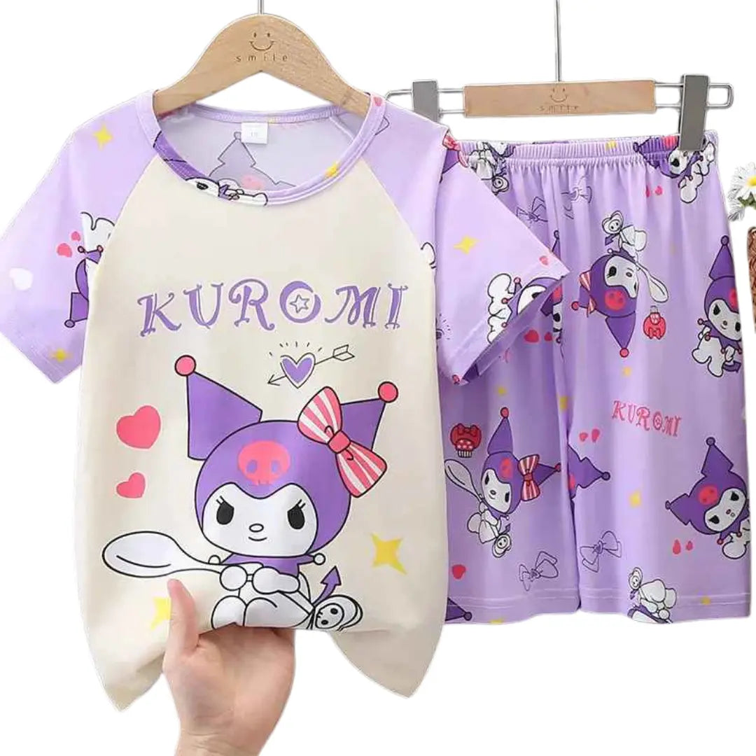 Conjunto de Roupas Casual Confortáveis dos Desenhos Animados - Lilina