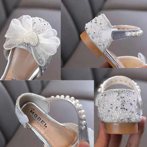 Sandália Com Strass e Laço Estilo Princesa - Charlotte