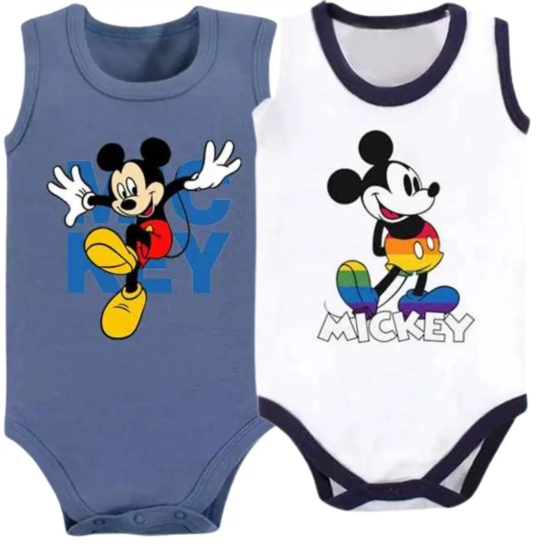 Kit BodySuit Macacão Algodão Mickey Mouse e Pato Donald Leve 4 Pague 2 -  StonesGarden