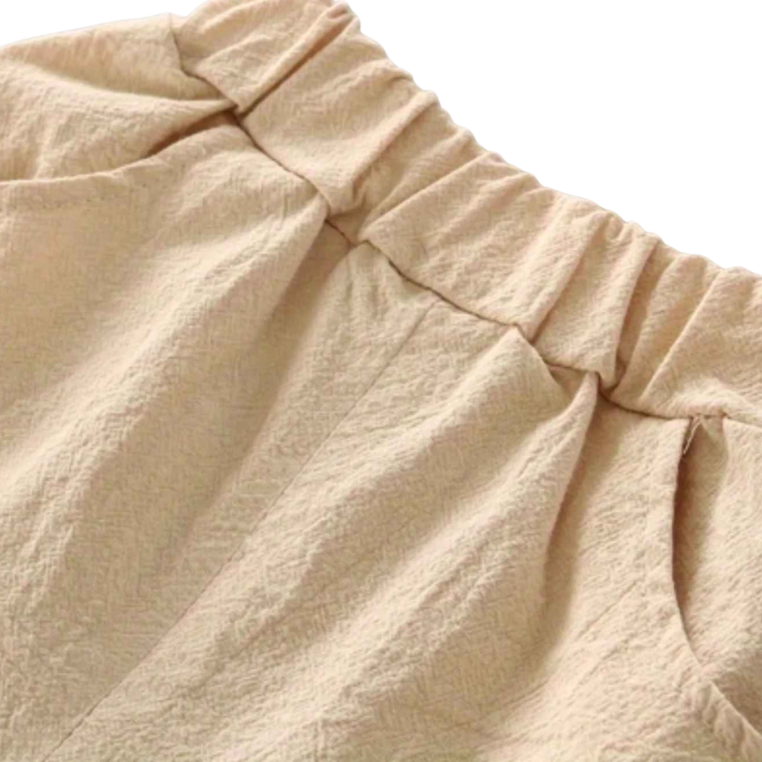 Conjunto de Shorts Manga Curta Com Estampa Para Bebês - Greide