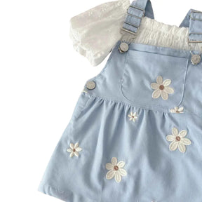 Macacão Infantil Jardineira com Alças e Bolsos - Margarith