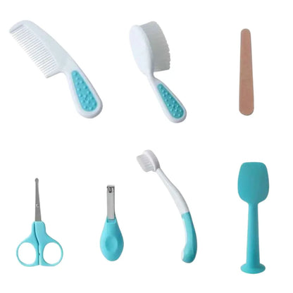 Kit de Cuidados com o Bebê utilitário e Cuidado Diário - 6 Peças - Juneca