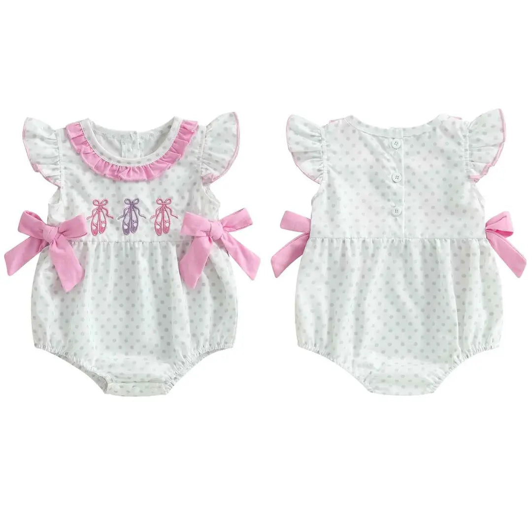 Body Menina Manga Voadora Com Babados  - Lola