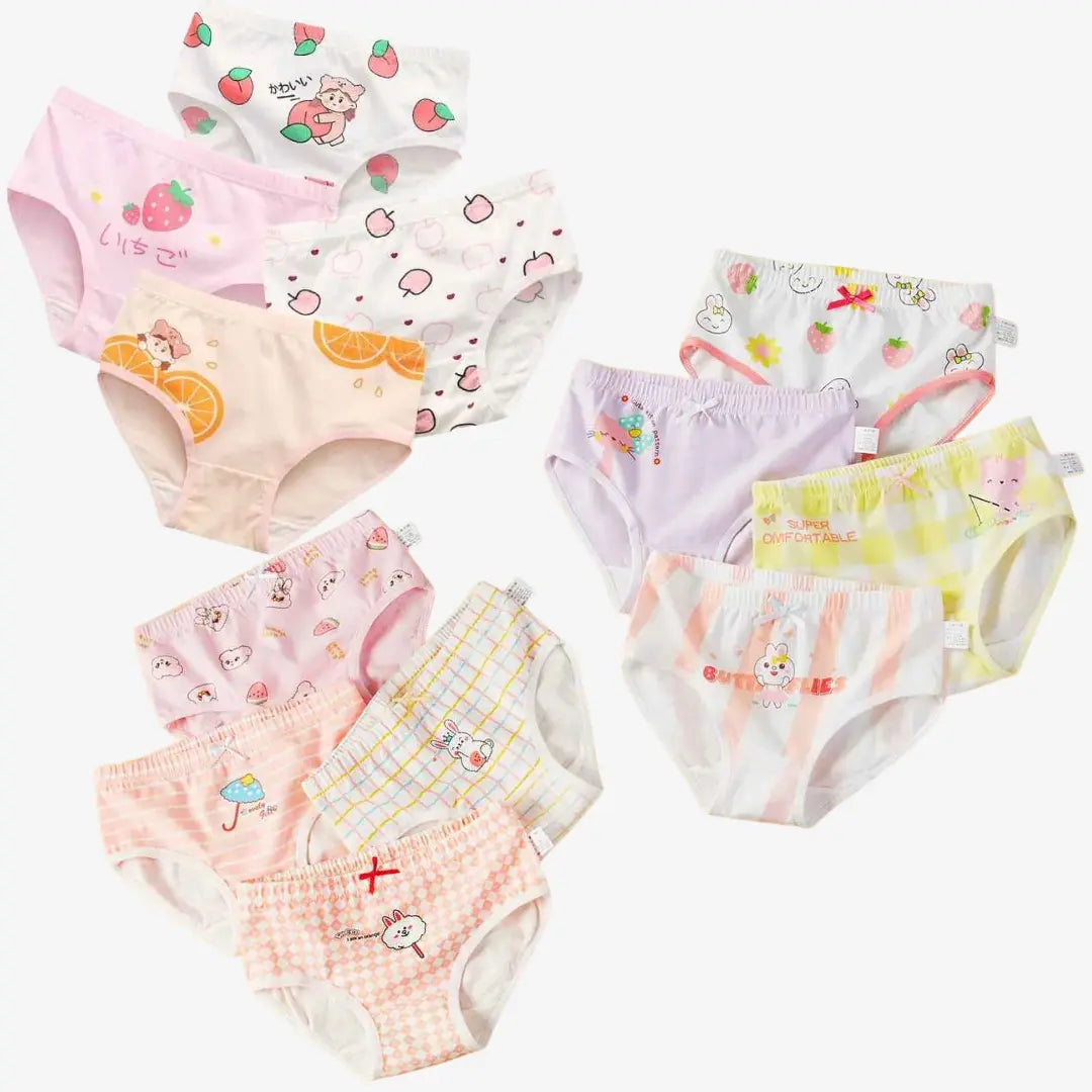 Kit Calcinha de Algodão Confortável Suzita - COMPRE 4 LEVE 8