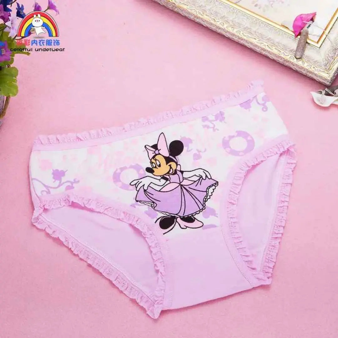 Kit Calcinhas de Algodão Confortáveis e Fofas 4 Peças - Minnie