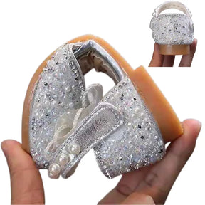 Sandália Com Strass e Laço Estilo Princesa - Charlotte