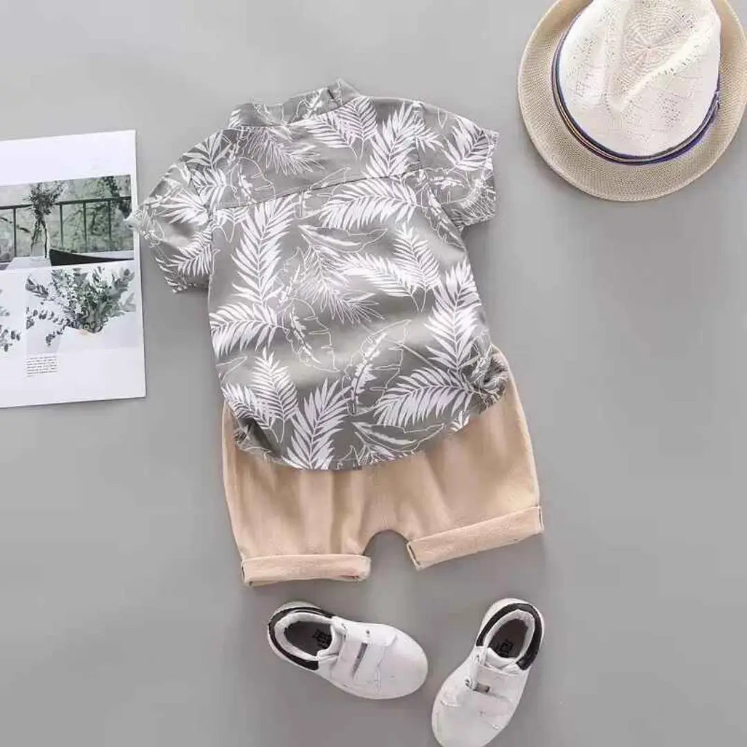 Kit Camisa + Shorts Casual Verão 2 Peças - Mauricio