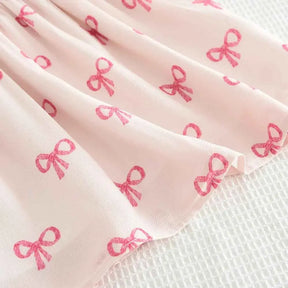 Vestido Infantil Estampa de Laços - Penelope