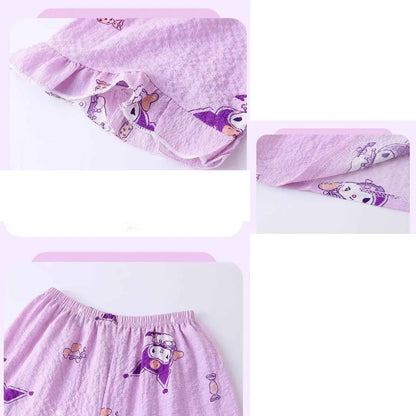 Conjunto de Roupas Confortáveis Camisola + Shorts - 2 Peças - Isolina