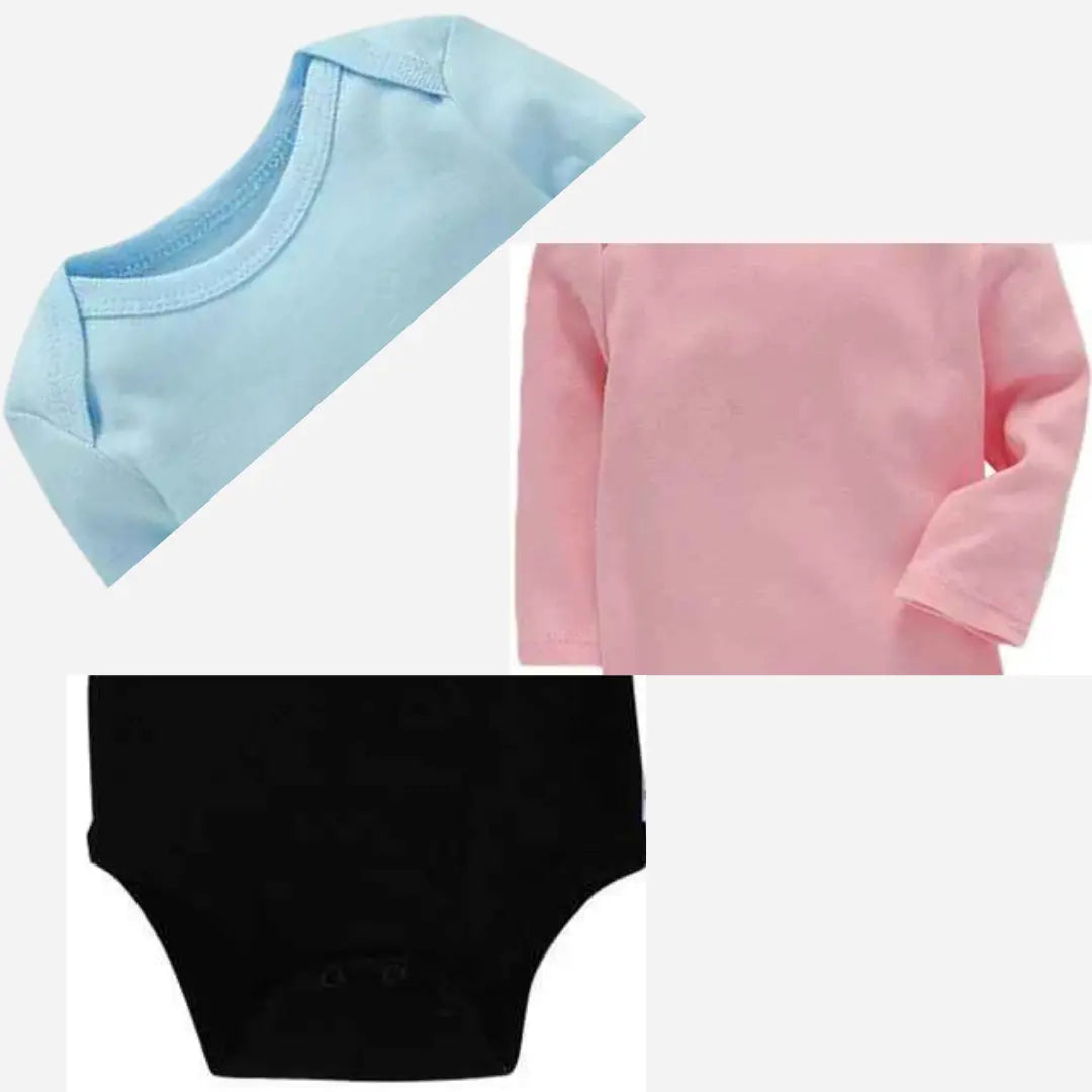 Kit Bodysuit de Algodão Manga Longa Leve 6 Pague 3 - Sam