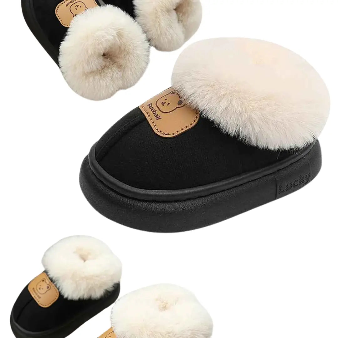 Botas de Inverno Meninos e Meninas de Pelúcia - Floquinho