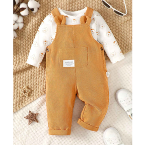 Conjunto Macacão e Body Estampado 2 Peças - Delsy