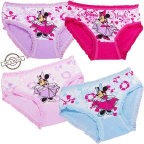 Kit Calcinhas de Algodão Confortáveis e Fofas 4 Peças - Minnie