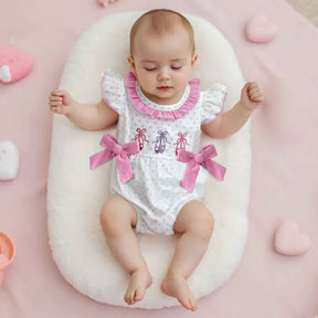 Body Menina Manga Voadora Com Babados  - Lola