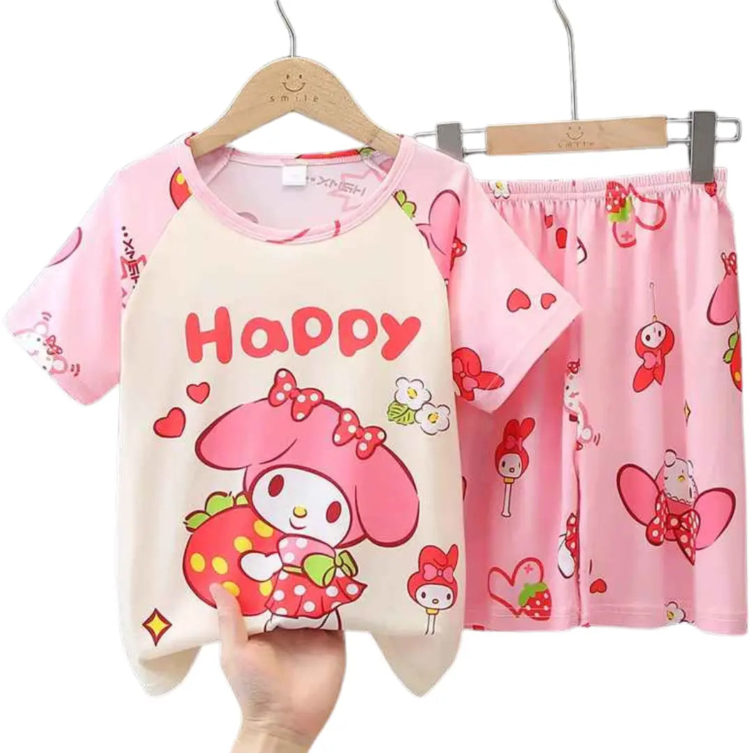 Conjunto de Roupas Casual Confortáveis dos Desenhos Animados - Lilina